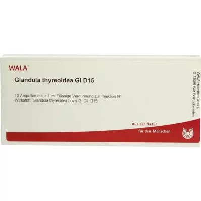 Glandula Thyreoidea GL D 15 ampollas, 10X1 ml