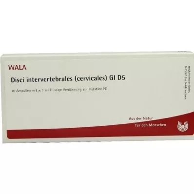 DISCI intervertebrales cervicales GL D 5 ampollas, 10X1 ml