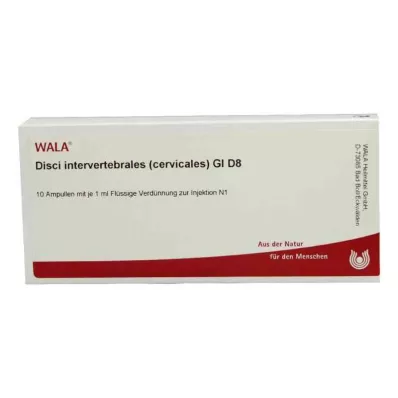 DISCI intervertebrales cervicales GL D 8 ampollas, 10X1 ml