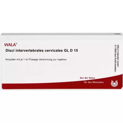 DISCI intervertebrales cervicales GL D 15 ampollas, 10X1 ml