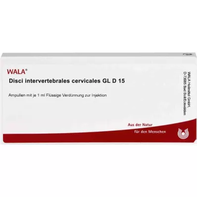 DISCI intervertebrales cervicales GL D 15 ampollas, 10X1 ml