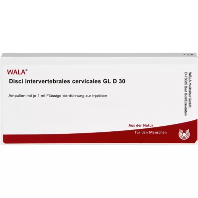 DISCI intervertebrales cervicales GL D 30 ampollas, 10X1 ml
