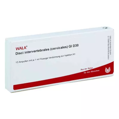 DISCI intervertebrales cervicales GL D 30 ampollas, 10X1 ml