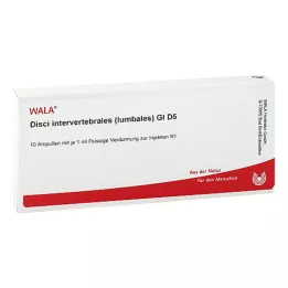 DISCI lumbares intervertebrales GL D 5 ampollas, 10X1 ml