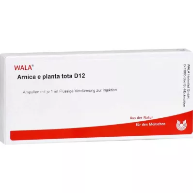 ARNICA E Planta tota D 12 Ampollas, 10X1 ml