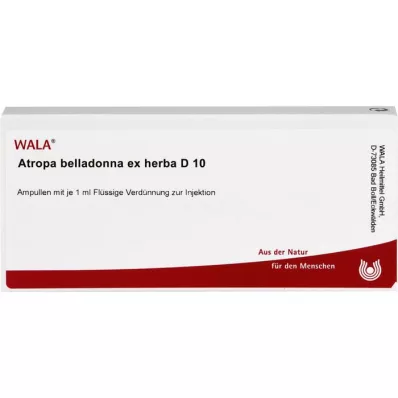 ATROPA belladona ex Herba D 10 Ampollas, 10X1 ml