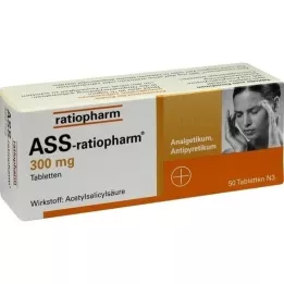 ASS-ratiopharm 300 mg comprimidos, 50 uds