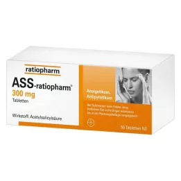 ASS-ratiopharm 300 mg comprimidos, 50 uds
