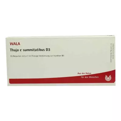 Ampollas Thuja E Summitatibus D3 (10x1 ml) Ampollas Thuja E Summitatibus D3 (10x1 ml)