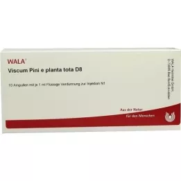 VISCUM PINI e planta tota D 8 Ampollas, 10X1 ml