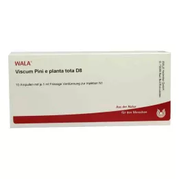 VISCUM PINI e planta tota D 8 Ampollas, 10X1 ml