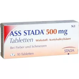 ASS STADA 500 mg comprimidos, 10 uds