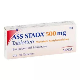 ASS STADA 500 mg comprimidos, 10 uds
