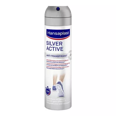 HANSAPLAST Spray para pies Silver Active, 150 ml