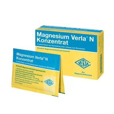 MAGNESIUM VERLA N Concentrado Plv.e.L.para Ingesta, 20 uds