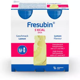 FRESUBIN 5 kcal SHOT Solución de limón, 4X120 ml