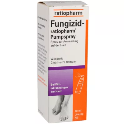 FUNGIZID-aerosol de bomba ratiopharm, 40 ml