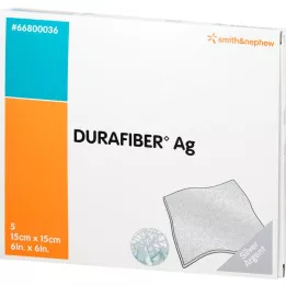 DURAFIBER Vendaje Ag 15x15 cm, 5 uds