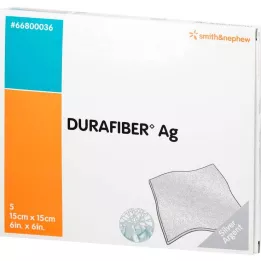 DURAFIBER Vendaje Ag 15x15 cm, 5 uds