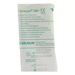 SURECAN Cánula de puerto 20 Gx25 mm acodada, 1 ud