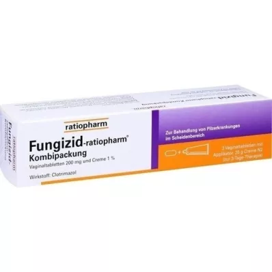 FUNGIZID-ratiopharm 3 comprimidos vag. + 20g crema, 1 p