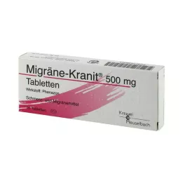 MIGRÄNE KRANIT 500 mg comprimidos, 10 uds