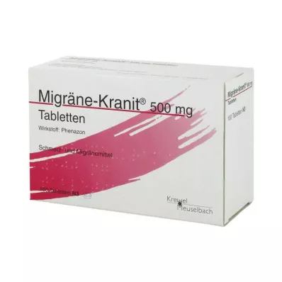 MIGRÄNE KRANIT 500 mg comprimidos, 100 uds