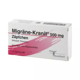 MIGRÄNE KRANIT 500 mg supositorio, 10 uds