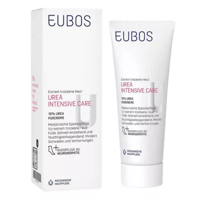 EUBOS TROCKENE HAUT Crema para pies Urea 10%, 100 ml