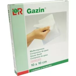 GAZIN Gasa comp.10x10 cm estéril 8x, 5X2 uds