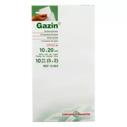GAZIN Gasa comp.10x20 cm estéril 8x, 5X2 uds
