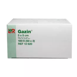 GAZIN Gasa comp.5x5 cm estéril 8x, 50X2 uds