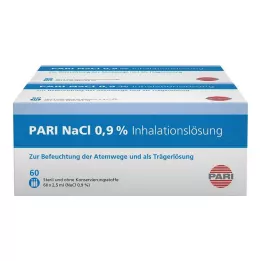PARI NaCl Solución para inhalación Ampollas, 120X2,5 ml