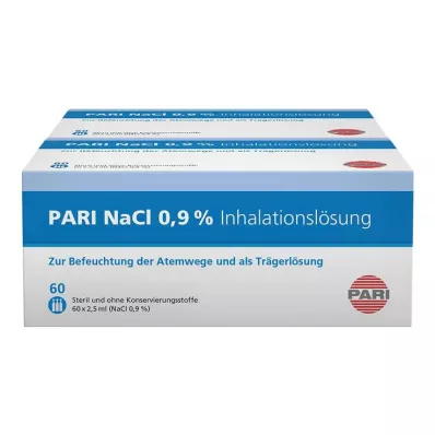 PARI NaCl Solución para inhalación Ampollas, 120X2,5 ml PARI NaCl Solución para inhalación Ampollas, 120X2,5 ml