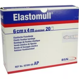 ELASTOMULL Cinta elástica de fijación 2100 de 6 cmx4 m, 20 uds