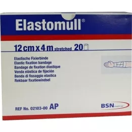 ELASTOMULL Banda elástica de fijación de 12 cmx4 m 2103, 20 uds