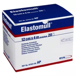 ELASTOMULL Banda elástica de fijación de 12 cmx4 m 2103, 20 uds