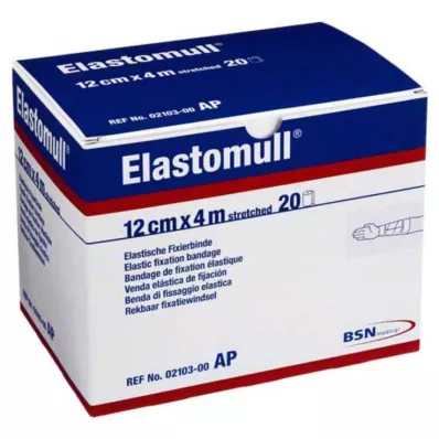 ELASTOMULL Banda elástica de fijación de 12 cmx4 m 2103, 20 uds