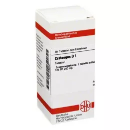 CRATAEGUS D 1 pastillas, 80 uds