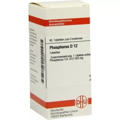 PHOSPHORUS D 12 pastillas, 80 uds