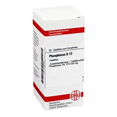 PHOSPHORUS D 12 pastillas, 80 uds