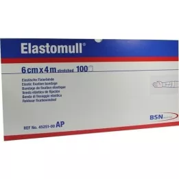 ELASTOMULL Cinta elástica de fijación de 6 cmx4 m 45251, 100 uds