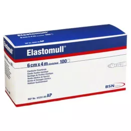 ELASTOMULL Cinta elástica de fijación de 6 cmx4 m 45251, 100 uds