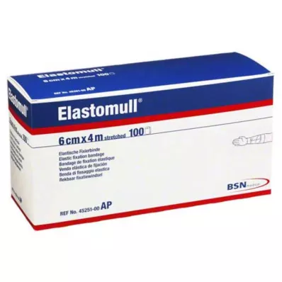 ELASTOMULL Cinta elástica de fijación de 6 cmx4 m 45251, 100 uds ELASTOMULL Cinta elástica de fijación de 6 cmx4 m 45251, 100 uds