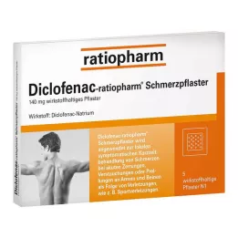 DICLOFENAC-esparadrapo para el dolor ratiopharm, 5 uds