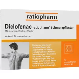 DICLOFENAC-esparadrapo para el dolor ratiopharm, 10 uds