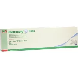 SUPRASORB X+PHMB Taponamiento HydroBalance 2x21 cm, 5 uds