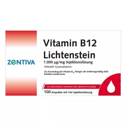 VITAMIN B12 1.000 μg Ampollas Lichtenstein, 100X1 ml
