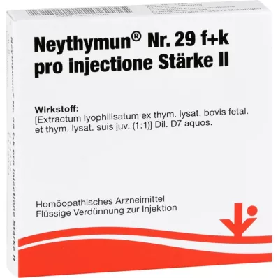 NEYTHYMUN No.29 f+k pro inject.st. II Ampollas, 5X2 ml