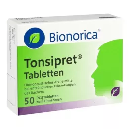 TONSIPRET Comprimidos, 50 uds